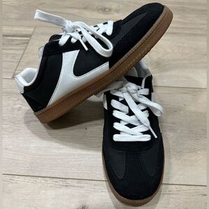 No Boundaries Black and White Sneakers